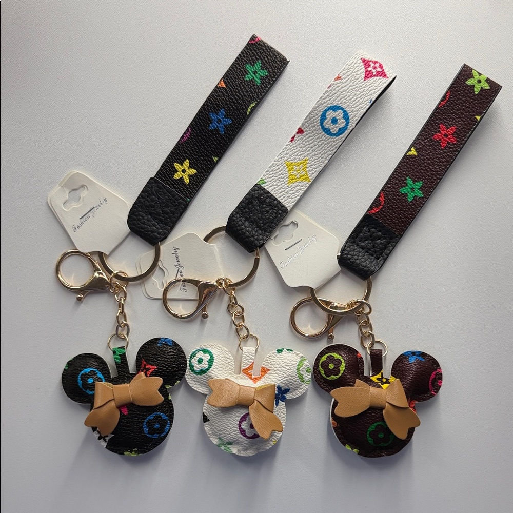 Mouse Keychain/ Bag Charm- Bundle of (3)